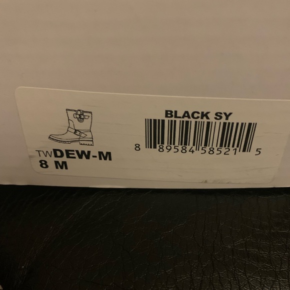 Tommy Hilfiger Dew Moto Buckle Black Boots - Picture 12 of 12